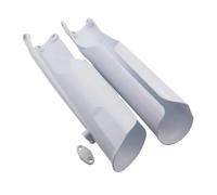 Cubierta de protección de amortiguador de impacto frontal para motocicleta, Compatible con YZ250F YZ450F YZ450FX YZ250F 450F 450FX 2023 2024(WHITE)