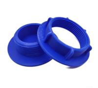 Cubierta de protección de invierno diseñada para piscinas Intex para resistir las inclemencias del tiempo y limitar la infiltración de desechos durante fuera de temporada (azul)