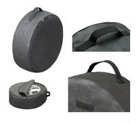 Cubierta de protección de neumáticos para coches, práctica bolsa de almacenamiento con refuerzo de cinta y bolsillo oculto