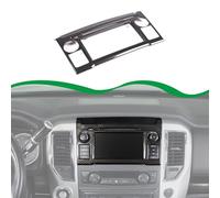 Cubierta de protección de panel de navegación GPS para consola central de coche, compatible con Nissan Titan 2016-2024, consola central, panel de navegación GPS, cubierta de protección ABS, marco de