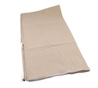 Cubierta de protección para plantas con cremallera y cordón de protección contra heladas, lino grueso, transpirable, color caqui, varios tamaños, resistente al viento (120 × 180 cm)
