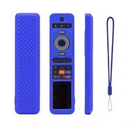 Cubierta de protección remota de silicona suave para control remoto de TV HAIER HTR U35G con resistencia a las manchas y no amarillea (azul)