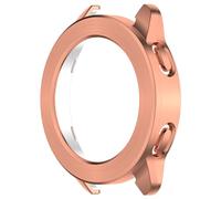 Cubierta de protección resistente Carcasa protectora con bisel para Xiaomi Watch S3 bisel, para Watch S3 Funda protectora+Juego de bisel de repuesto,Protector de pantalla Accesorios (Oro rosa)