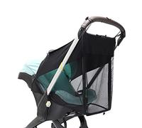 Cubierta de protección solar para cochecito de bebé, UPF50+, cubierta elástica para cochecito de bebé, mosquitera para asiento de coche