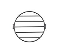 Cubierta de protectora de la Faros Máscara de malla retro de 7'' para motocicleta, montaje lateral de parrilla vintage, protector universal para faro delantero de motocicleta(E)