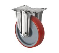 Cubierta de PU sobre llantas de PA eurokraft basic, Ø x anchura de rueda 200 x 50 mm, a partir de 2 unid.