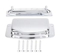 Cubierta de puente de cola, con tornillos Puente de guitarra de cola universal, para regalo de amigos de guitarra eléctrica(Silver)