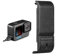 Cubierta de puerta lateral de batería para GoPro Hero 9, 10, 11, 12, a prueba de polvo, repuesto para puerto de carga USB, tapa abatible Go Pro