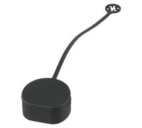 Cubierta de puerto de carga EV para estaciones de carga tipo 2, tapa protectora antipolvo para conector EVSE 63 mm x 56 mm, cubierta de repuesto de PVC negro