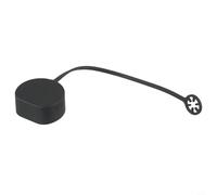 Cubierta de puerto de carga EV tipo 2, cubierta protectora a prueba de polvo para estaciones de carga de vehículos eléctricos, material de PVC negro, 63 mm x 56 mm
