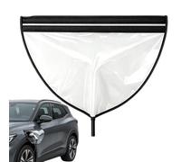 Cubierta de puerto de carga EV transparente, impermeable, a prueba de polvo | Cubierta antipolvo para enchufe de carga EV para mujeres y hombres, trabajo, viajes, residencial al aire libre