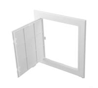 Cubierta de puerto de inspección ABS, panel de acceso decorativo blanco para techo y pared, 5 tamaños para fontanería, electricidad y mantenimiento de HVAC en edificios residenciales y comerciales