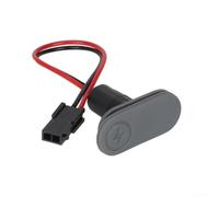 Cubierta de puerto de silicona gris para Xiaomi 6 E-Scooter a prueba de | Material de silicona de alta calidad, resiste la lluvia y el barro, protege las conexiones internas, perfil elegante