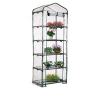Cubierta de PVC, invernadero de jardín, con lona extraíble, tienda de balcón/terraza, impermeable y anti-UV, compatible con el cultivo y la