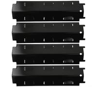 Cubierta de quemador de acero inoxidable de 4.3 pulgadas de ancho para | Se adapta a los modelos Charbroil, tamaño de 37.1 x 10.9 cm, construcción de acero inoxidable, evita que se vuelque