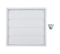 Cubierta de ranura de ventilación de protección contra plagas para conducto de escape de campana extractora, diseñada para flujo de aire y protección contra pájaros, ruido y lluvia (8 pulgadas (con