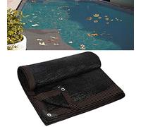 Cubierta de red de hojas para piscinas, red de hojas para piscinas empotradas, red de malla fina para cubrir la piscina, atrapar hojas, protección solar