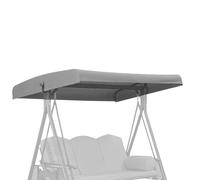 Cubierta de reemplazo de dosel oscilante, dosel protector para muebles, sombra impermeable de 190,5x120 cm, polímero resistente reforzado ambiental de alta resiliencia, gestión eficiente de recursos p