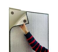 Cubierta de refrigerador de lámina térmica | Parasol multicolor for refrigerador de varios tamaños(Black,100x170cm/39.4x66.9in)