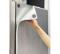 Cubierta de refrigerador de lámina térmica | Parasol multicolor for refrigerador de varios tamaños(Grey,100x170cm/39.4x66.9in)
