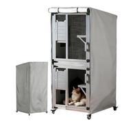 Cubierta de refugio para gatos para exteriores, cobertura completa | Cubierta protectora exterior para mascotas, para jardín, parque, patio, balcón, zona residencial, garaje, granero