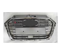 Cubierta de rejilla cromada gris con orificios para sensor de control de crucero para Audi A3 2016-