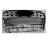 Cubierta de rejilla cromada gris cromada con orificios para sensores para Audi A6/Rs6 2014-