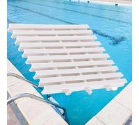 Cubierta de rejilla de drenaje de plástico ABS desmontable, diseño empalmado de tres agujeros para un drenaje eficiente de piscina, ducha y pasarela