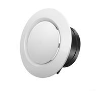 Cubierta de rejilla de ventilación de aire caliente para techo, fácil difusor, cubierta de rejilla de ventilación de techo (125 mm)