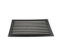 Cubierta de rejilla de ventilación de aluminio construida para instalaciones de salida de aire de pared donde la circulación del aire y la resistencia del material son prioridades (200 x 300 mm)