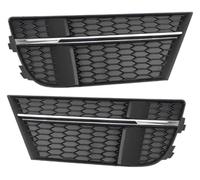 Cubierta de Rejilla Frontal para A3 S Line S3 2017-2020 Parachoques Delantero luz antiniebla Rejilla de Malla Tipo Panal.