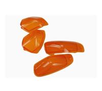 Cubierta de rejilla para faros delanteros Cubierta de lente de luz indicadora de señal de giro delantera y trasera para ZZR600 1993-2008 Para ZZR400 1993-2006(Front Rear (1 set))