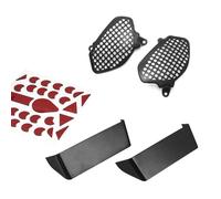 Cubierta de rejilla para faros delanteros Protectores de faros inferiores para Tracer 9 GT 2021, cubierta de medidor y visera para instrumentos TFT Peaks(Combination)