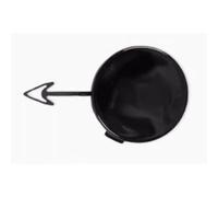 Cubierta De Remolque Para Parachoques Delantero De Para Ford Edge 2015 2016 2017 2018 Autopartes(Black)