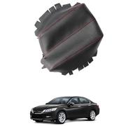 Cubierta de Reposabrazos Central para Honda Accord 9th Generation (2013-2017) - Protector Impermeable y Antiarañazos para Consola Central del Coche,Black-Red Line