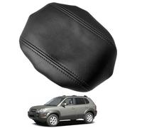 Cubierta de Reposabrazos Central para Hyundai Tucson 2006-2013 - Protector Impermeable y Antiarañazos para Consola Central del Coche,Black-Black Line
