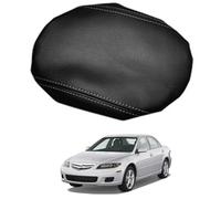 Cubierta de Reposabrazos Central para Mazda 6 2005-2008 - Protector Impermeable y Antiarañazos para Consola Central del Coche,Black-Red Line