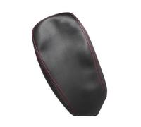 Cubierta De Reposabrazos Control Central Estilo Coche Accesorios Cuero Protectora Embellecedora Para Ford F150 2015-2019(Black-red line)