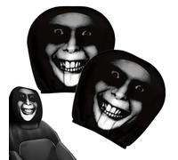 Cubierta De Reposacabezas Auto - Cubierta De Asiento De Halloween Elástica | Referencia De Protección Suave | Charra Delantera Para La Familia Taxi Van Limousine Family Life Everyday Life | Accesorios