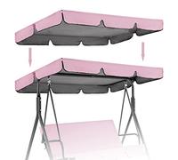 Cubierta de repuesto para columpio de patio, impermeable, resistente a los rayos UV, cubierta superior para hamaca de 2 y 3 plazas