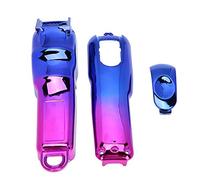 Cubierta de repuesto para cortadora de cabello, carcasa frontal duradera de ABS galvanizado, compatible con modelos 8418 y 8591, fácil instalación, 4 colores disponibles, tamaño 17,5 cm