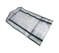Cubierta de repuesto para invernadero de 4 niveles, material de PVC transparente que protege las plantas contra el frío y el mal tiempo, marco no (transparente)