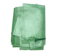 Cubierta de repuesto para invernadero de 4 niveles, material de PVC transparente que protege las plantas contra el frío y el mal tiempo, marco no (verde)