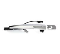 Cubierta de repuesto para manija de puerta lateral exterior para Nissan Sentra S SL SR SV 2017-2018 Turbo Front Driver Left Side LH Car Door Handle Pcdsech Exterior 1 pieza 2013-2018