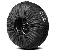Cubierta de repuesto para neumáticos, cubiertas de rueda de repuesto con tamaño ajustable para cubierta de protección, repuesto para almacenar neumáticos de repuesto de coche (33-45.7 cm)