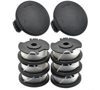 Cubierta de repuesto para recortadora de cuerda Hyper Tough HT19-401-003-06 HT19-401-003-07, alambre de nailon de 1,65 mm con cabeza de plástico, para piezas de jardín