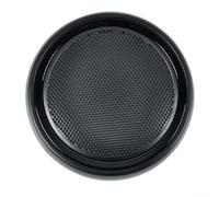 Cubierta de repuesto para rejilla de altavoz MINI para puerta de coche 51412753333 51412756567 se adapta a R55 R56 R57 R58 2007-2014 (negro brillante)