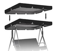 Cubierta de repuesto para toldo de columpio, duradera, impermeable, resistente a los rayos UV, para sillas de columpios de patio, hamacas de jardín