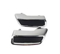Cubierta de repuesto para tubo de escape silenciador ABS 2 piezas Para 3008 5008 2017-2020 (Plata)