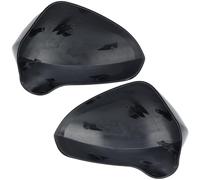 Cubierta De Retrovisor De Puerta Para Asiento Para Ibiza 6J MK4 2008-2014 2015 2016 2017 Tapa Cubierta Del Espejo Retrovisor Accesorios Negros Brillantes Coche(1 pair black)